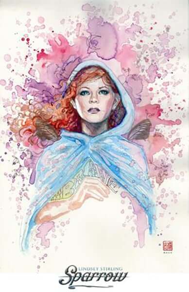 Official Sparrow Press Release Lindsey Stirling Comic published by Golden Apple and Aspen Comics