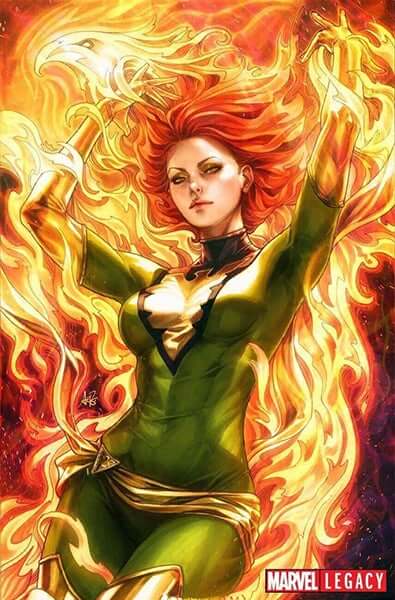 Phoenix Resurrection Return Of Jean Grey 1 Marvel Legacy Stanely Lau 1:100 Artgerm Variant