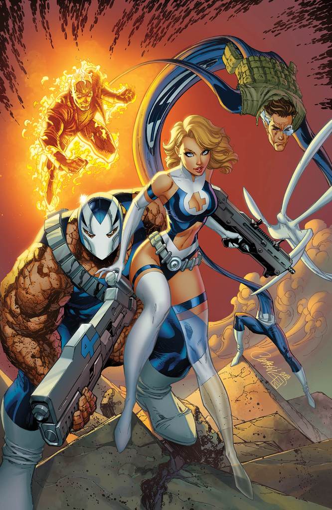 Fantastic Four #1 J Scott Campbell Virgin Variant (08/08/2018) Marvel
