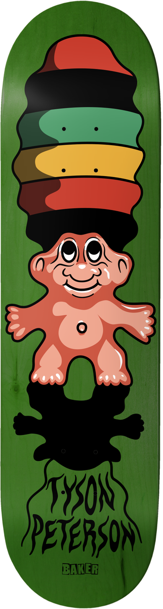 BAKER TYSON PETERSON TROLLSAFARI 8.25" SKATEBOARD DECK