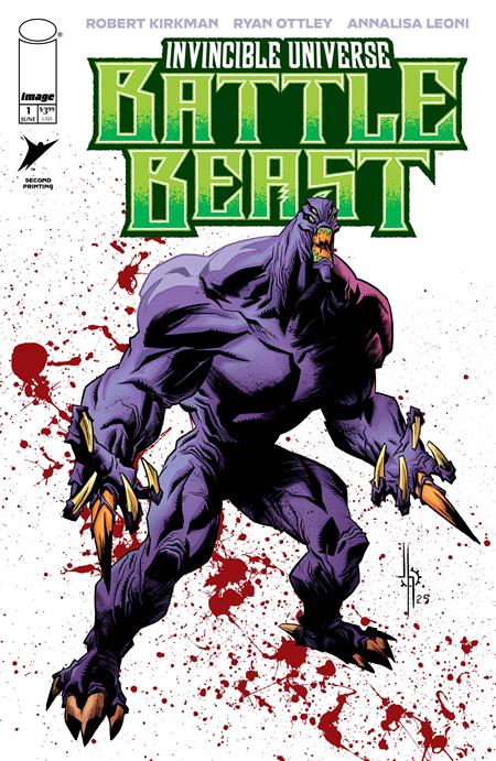 Invincible Universe Battle Beast #1 2nd Print B Jason Howard Variant (