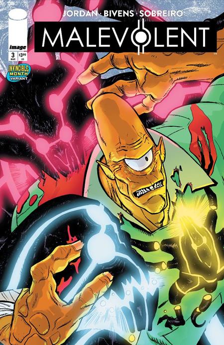 Malevolent #3 B John Bivens Invincible Team-Up (03/25/2026) Image - Golden Apple Comics