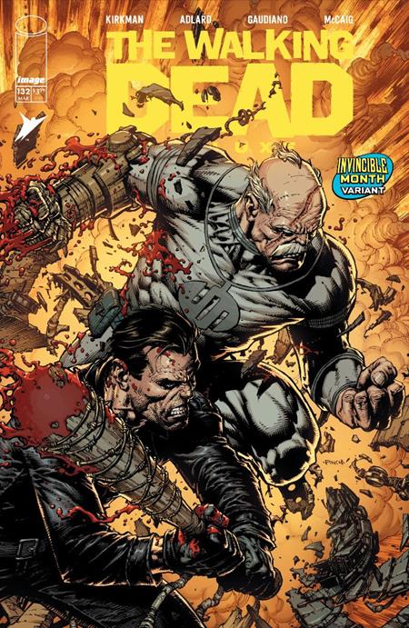 Walking Dead Deluxe #132 F David Finch Invincible Team-Up (03/04/2026) Image