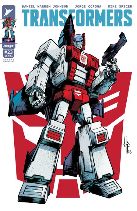 Transformers #23 2nd Print B Jason Howard Autobot Variant (03/18/2026) Image - Golden Apple Comics