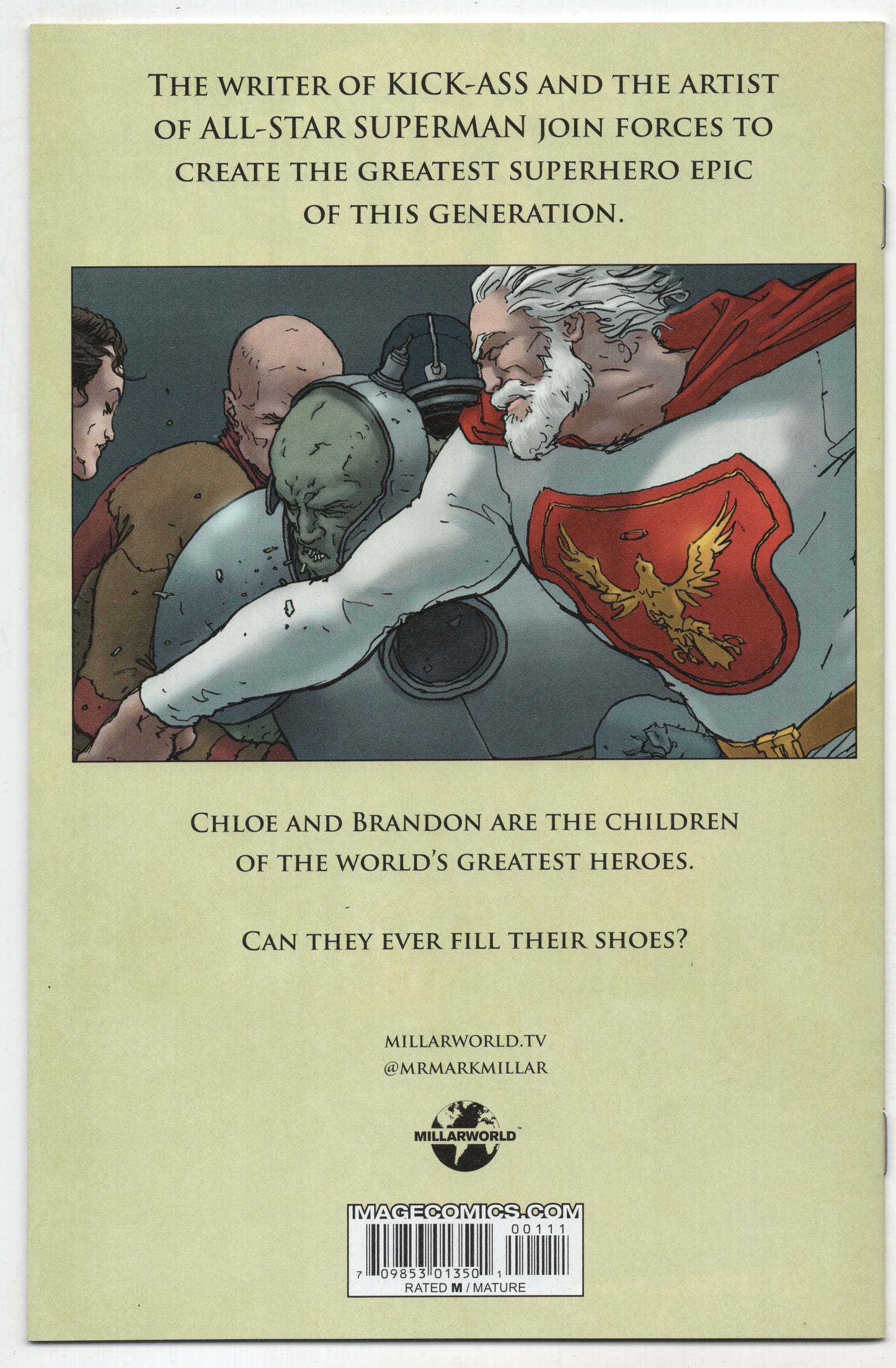 Jupiters Legacy #1 A Image 2013 NM Frank Quitely Mark Millar