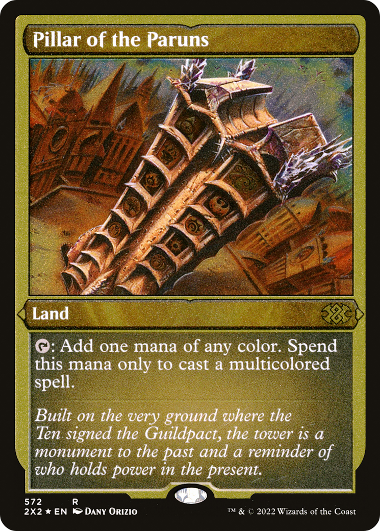 Pillar of the Paruns (2X2-572) - Double Masters 2022 Foil