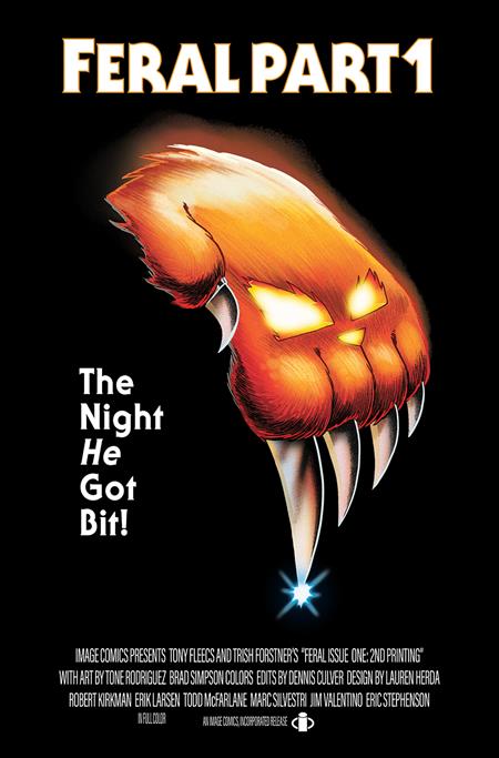 Feral #1 2nd Print Trish Forstner Tony Fleecs Halloween Homage Variant (04/24/2024) Image