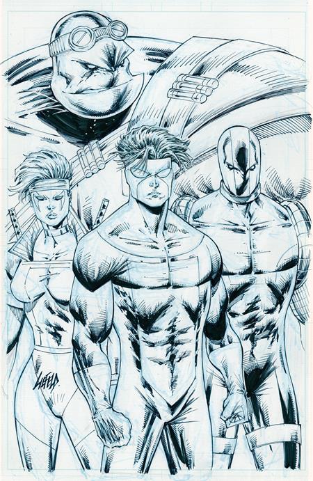 Youngblood #5 F Rob Liefeld Invincible Team-Up B&W (04/22/2026) Image - Golden Apple Comics