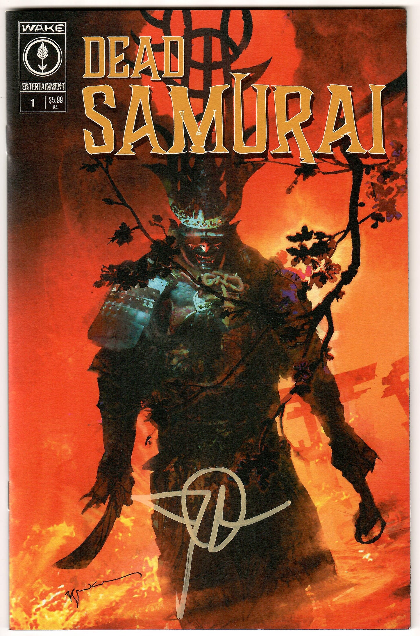 Dead Samurai #1 A Bill Sienkiewicz (10/09/2024) Wake SIGNED John Dolmayan
