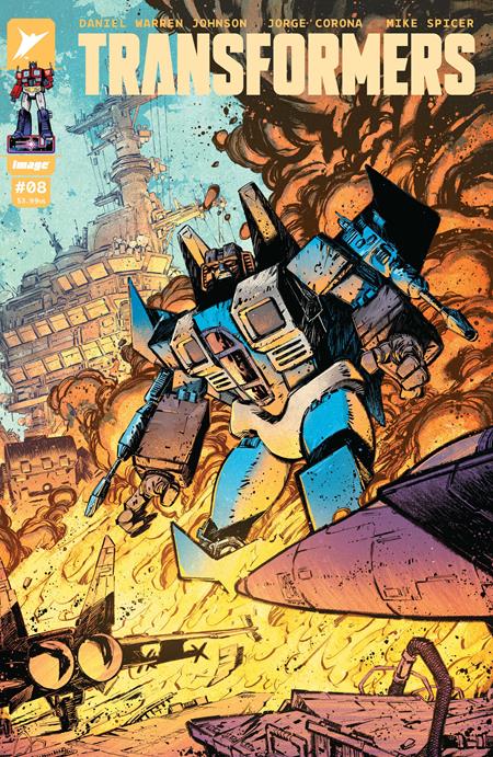 Transformers #8 B Jorge Corona & Mike Spicer Variant (05/08/2024) Image