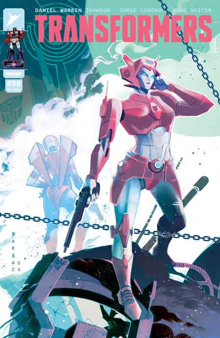 Transformers #8 C 1:10 Karen S Darboe Variant (05/08/2024) Image