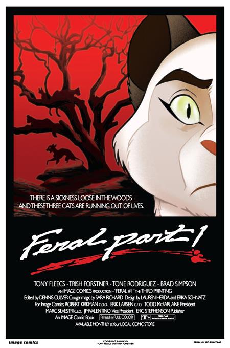 Feral #1 3rd Print Trish Forstner Tony Fleecs Homage Variant (05/22/2024) Image