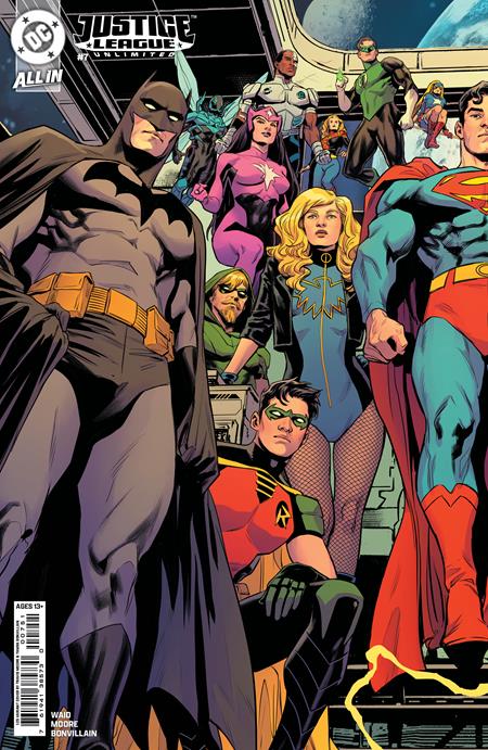 Justice League Unlimited #7 G 1:25 Travis Moore Variant (We Are Yesterday) (05/28/2025) Dc
