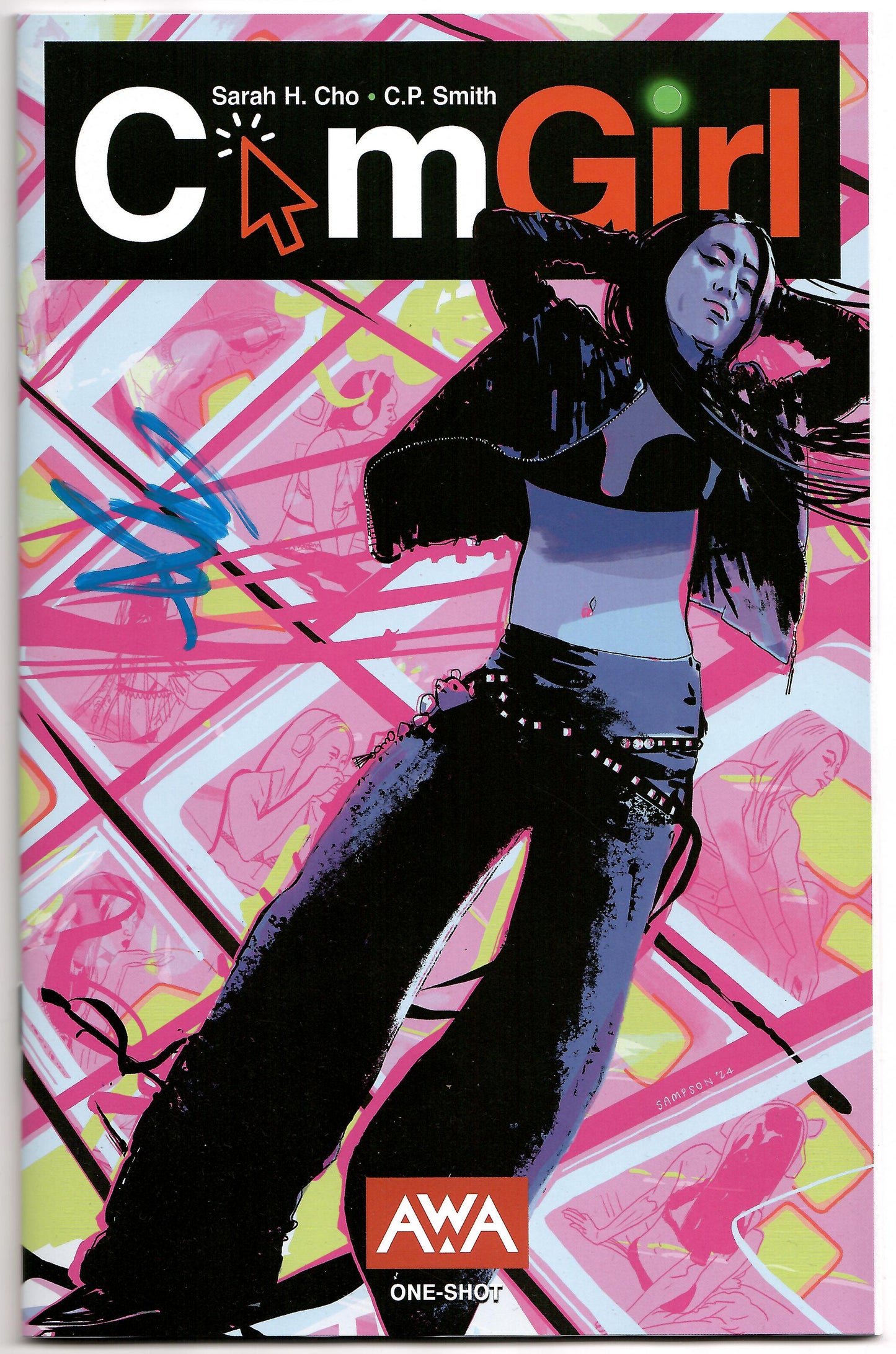 Cam girl #1 (One Shot) A Alison Sampson SIGNED Sarah Cho (02/12/2025) Awa