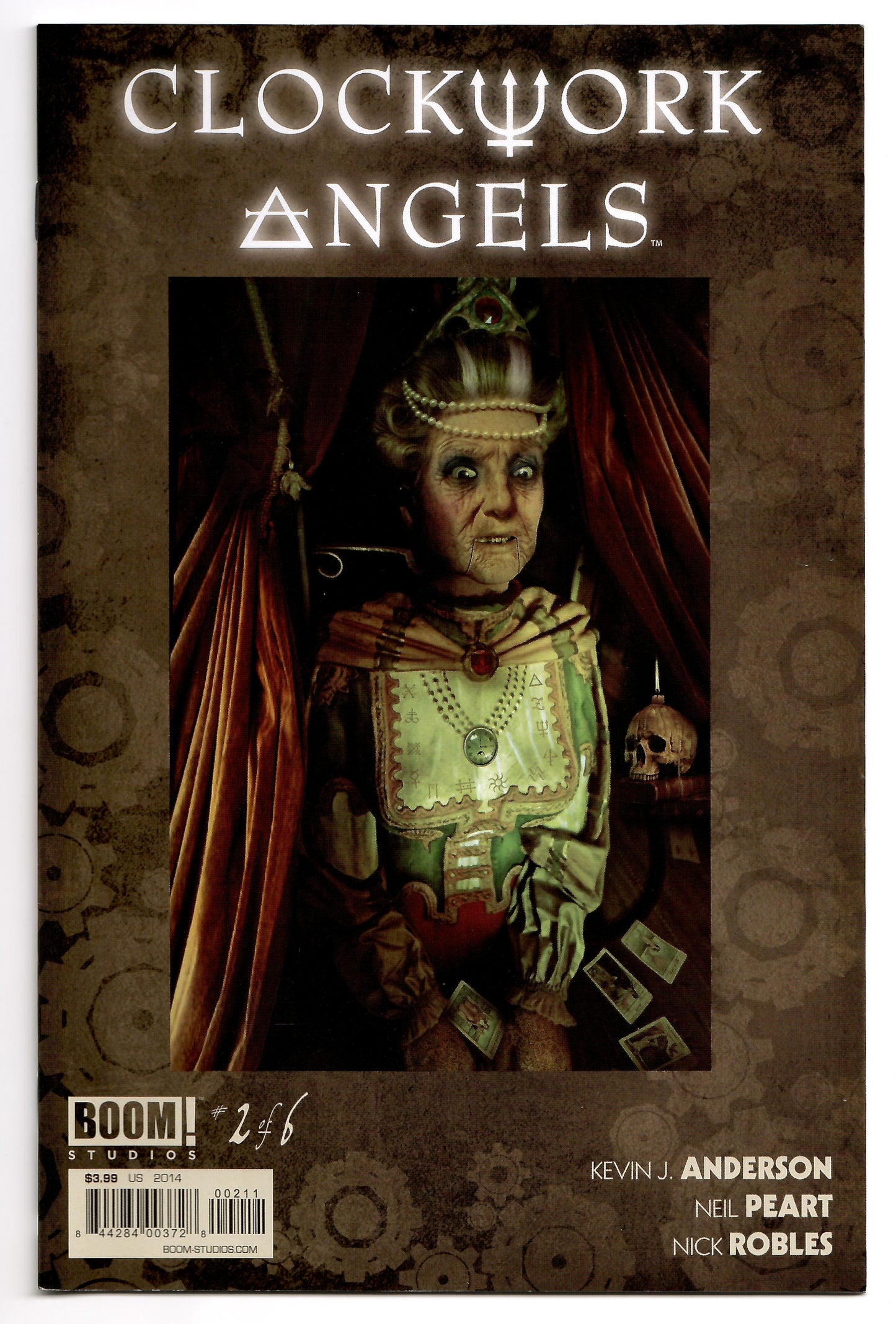 RUSH CLOCKWORK ANGELS #2 A Boom 2014 Hugh Syme Neil Peart - Golden Apple Comics