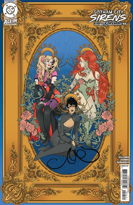 Gotham City Sirens Unfit For Orbit #4 (Of 5) E 1:25 Helen Mask Variant (07/23/2025) Dc