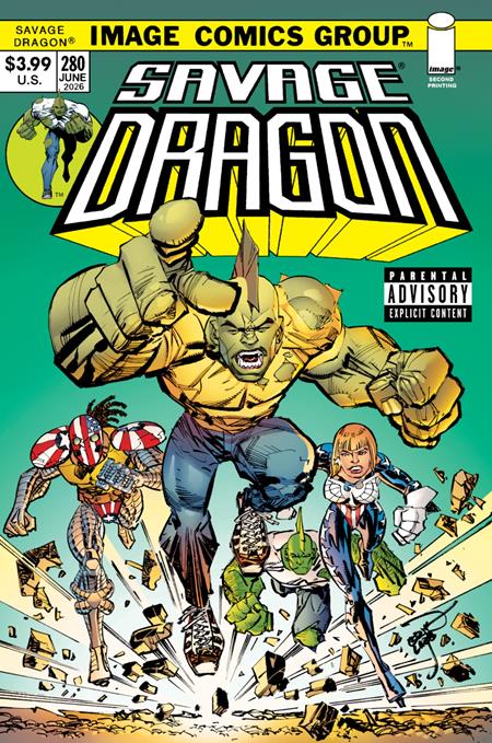 Savage Dragon #280 2nd Print Erik Larsen (08/05/2026) Image