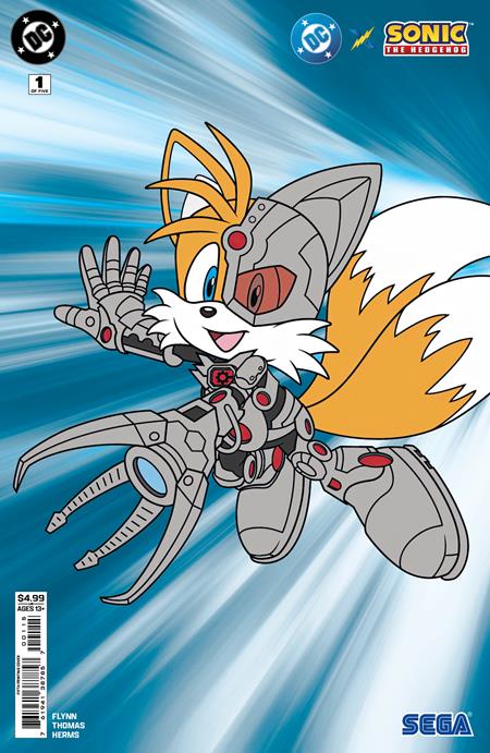 Dc X Sonic The Hedgehog #1 (Of 5) 5th Print Tails Cyborg Cosplay Variant (09/10/2025) Dc