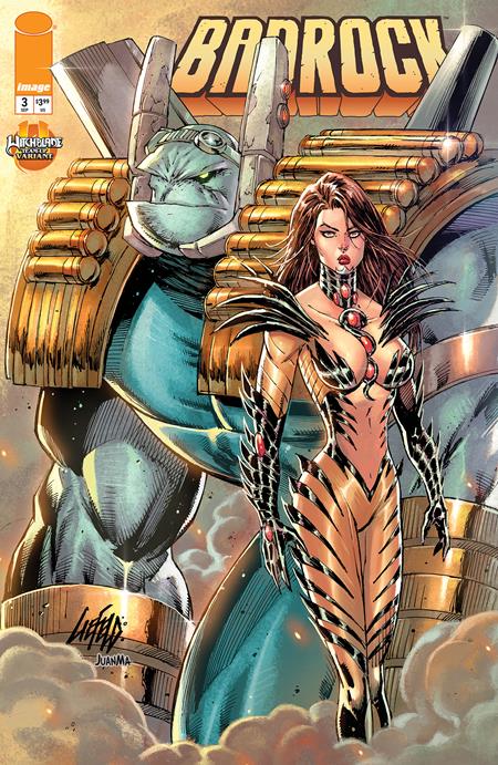 Badrock #3 E Rob Liefeld Witchblade Team Up Variant (09/30/2026) Image