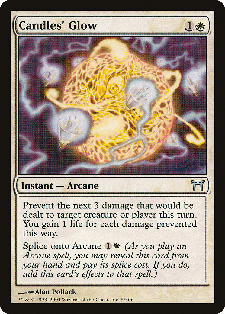 Candles' Glow (CHK-005) - Champions of Kamigawa Foil