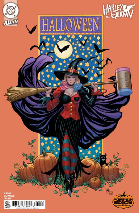 Harley Quinn #55 E Frank Cho Pumpkin Spicy Variant (10/22/2025) Dc