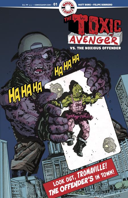 Toxic Avenger Vs The Noxious Offender #1 (Of 5) B 1:3 Greg Scott Classic Covers Homage Unlock (10/07/2026) Ahoy