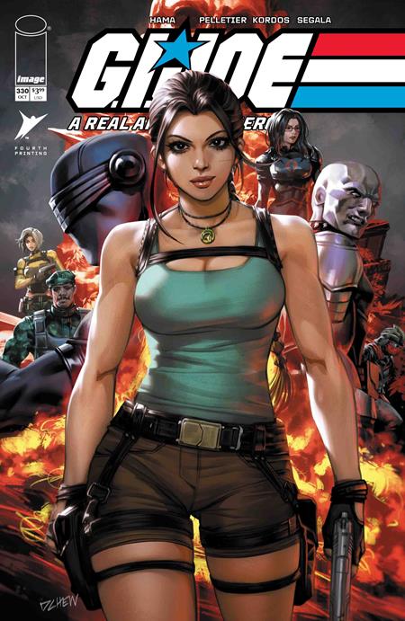 Gi Joe A Real American Hero #330 4th Print Action Figure Lara Croft Tomb Raider (10/07/2026) Image