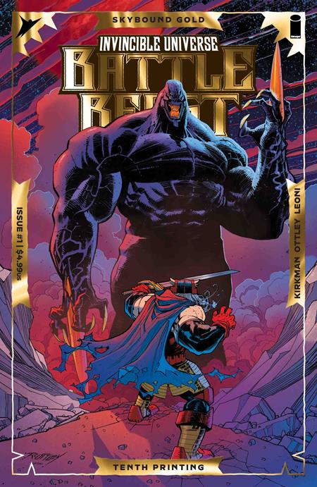 Invincible Universe Battle Beast #1 10th Print B Ryan Ottley Gold Foil Variant (10/14/2026) Image