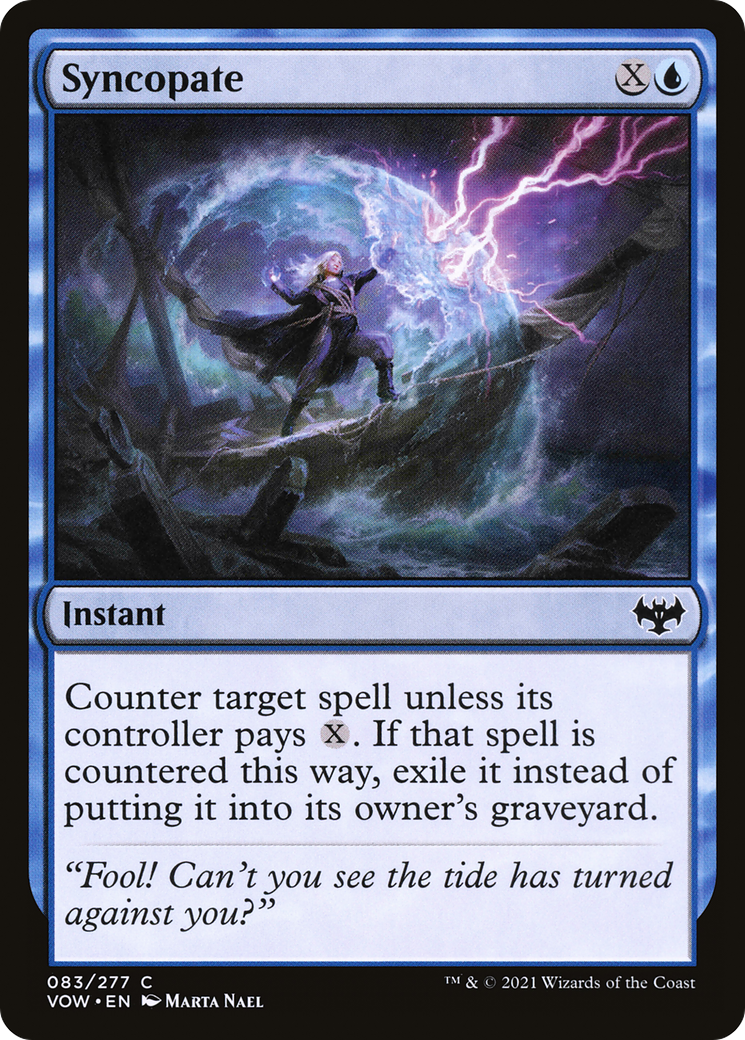 Syncopate (VOW-083) - Innistrad: Crimson Vow Foil