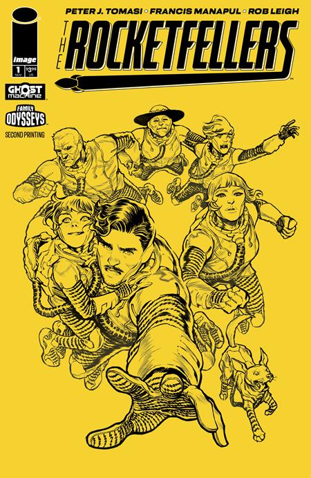 Rocketfellers #1 2nd Print Francis Manapul Variant (12/26/2024) Image - Golden Apple Comics