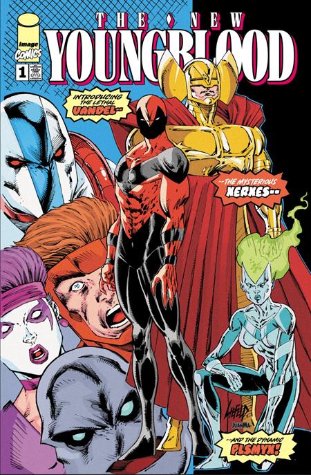 Youngblood #1 (2025) 2nd Print A Rob Liefeld New Mutants 98 Homage Variant (12/17/2025) Image