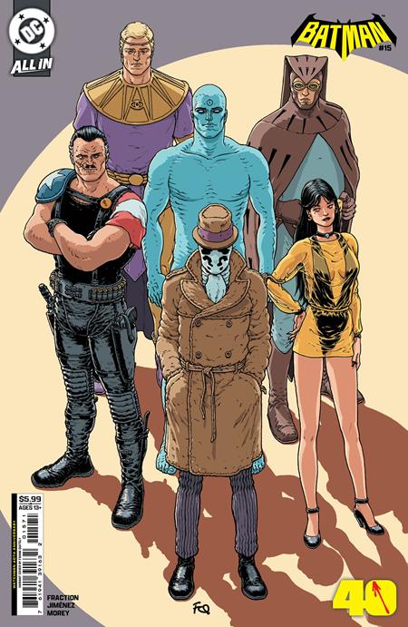 Batman #15 F Frank Quitely Watchmen 40Th Anniversary Variant (11/04/2026) Dc