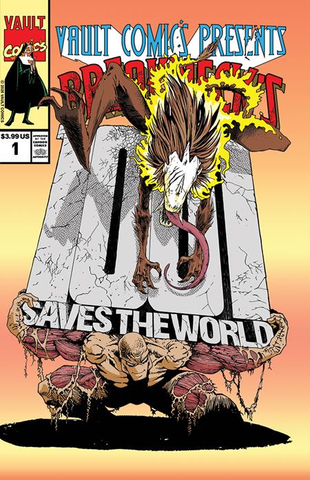 One Zero Zero One Saves The World #1 D 1:30 Adam Cahoon Vault Vintage Homage Variant (11/04/2026) Vault