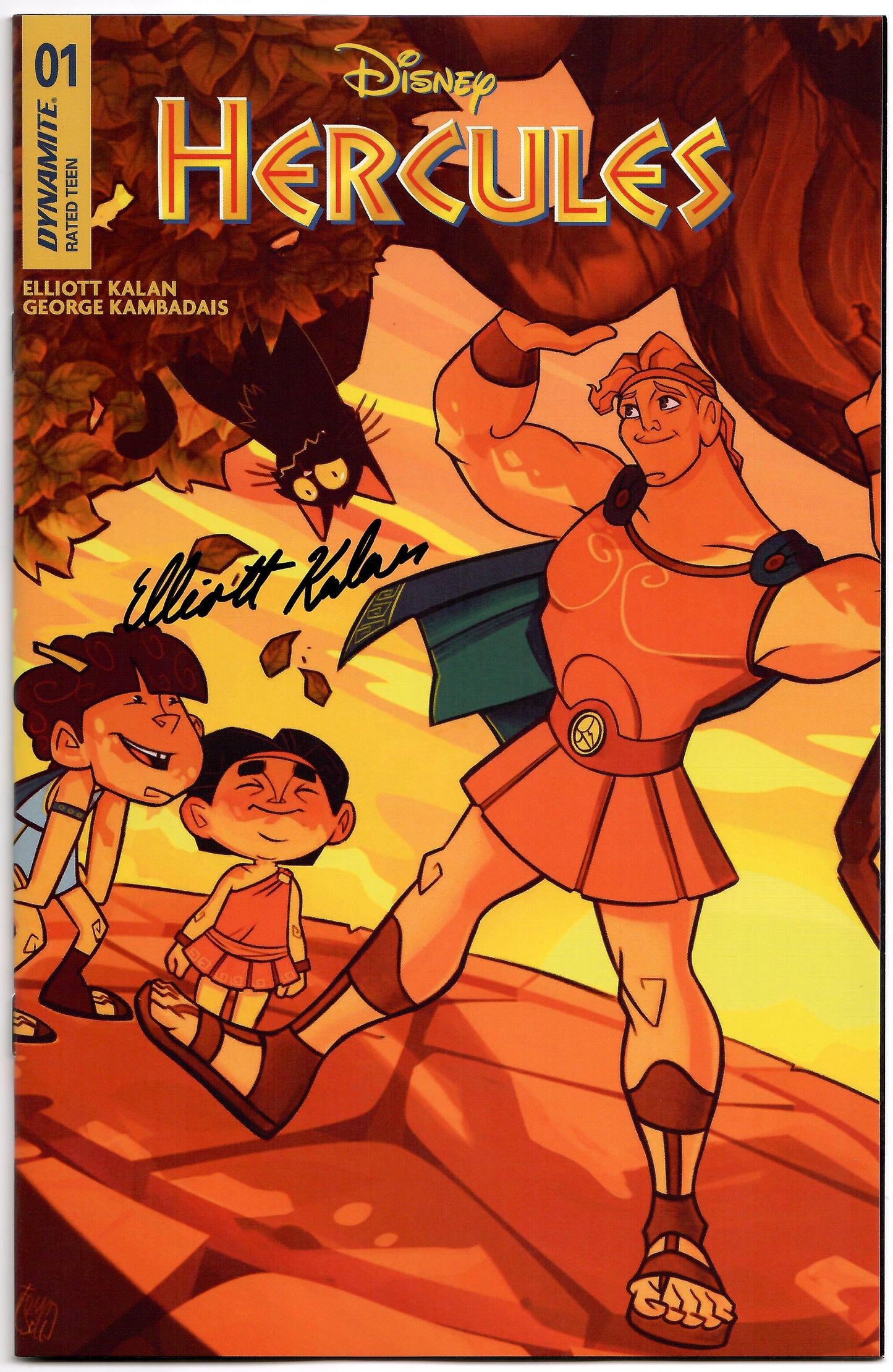 Hercules #1 C Francesco Tomaselli Variant SIGNED Elliott Kalan (04/10/2024) Dynamite - Golden Apple Comics