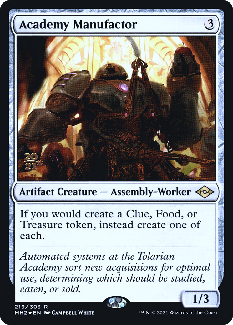 Academy Manufactor (PRE-219S) - Modern Horizons 2 Promos Foil