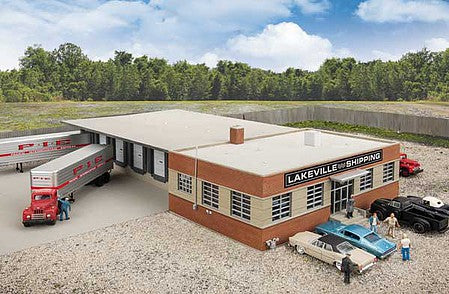 Walthers Cornerstone 933-4131 HO Scale Cross-Dock Truck Facility -- Kit - Golden Apple Comics