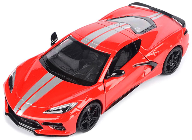 Motormax 79360RS 1/24 Scale 2020 Chevrolet Corvette Stingray C8