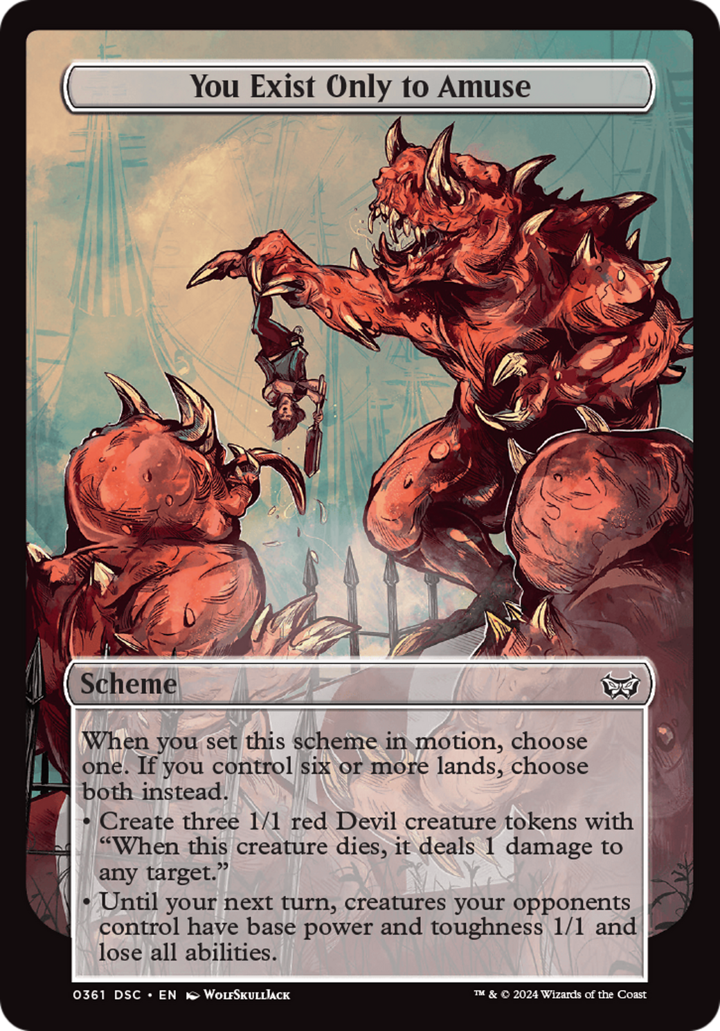 You Exist Only to Amuse (A:DSC-361) - Duskmourn: House of Horror Commander