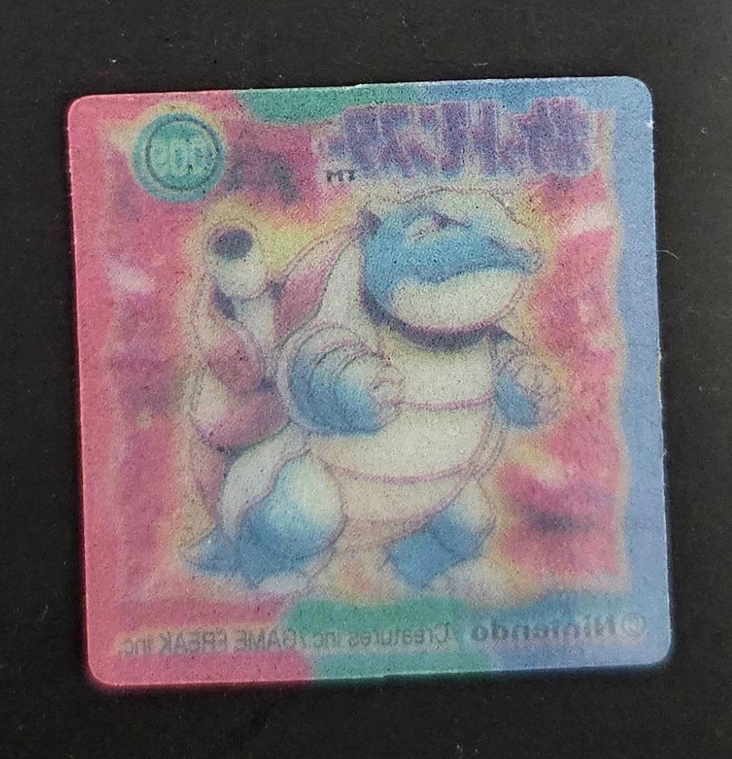 Pokemon Bros Game Boy Mini Card - Blastoise Clear