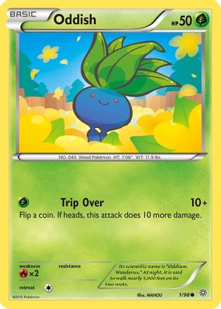 Oddish 001/98 - XY Ancient Origins