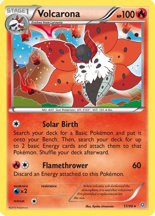 Volcarona 017/98 - XY Ancient Origins Reverse Holofoil