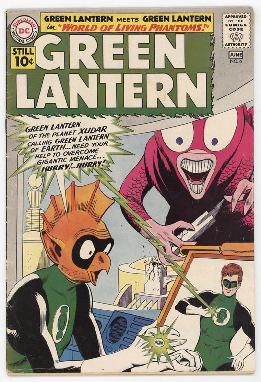 Green Lantern 6 DC 1961 VG FN Gil Kane John Broome 1st Tomar-Re