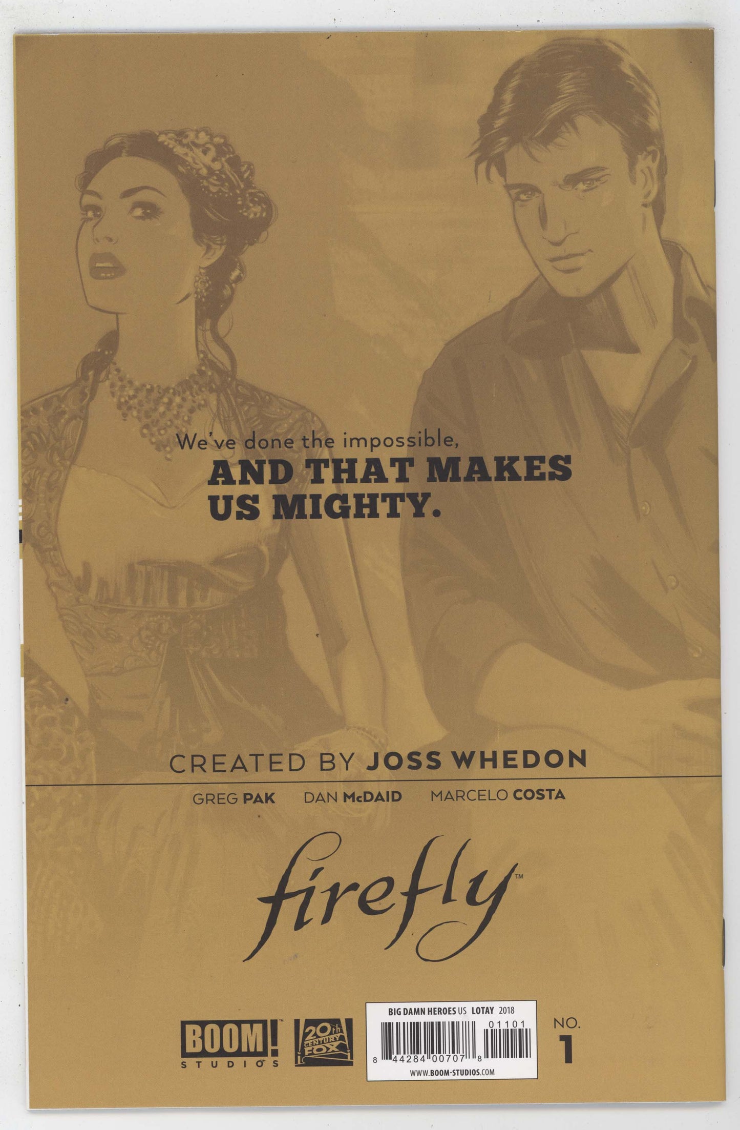 Firefly 1 J Boom 2018 NM- 9.2 Tula Lotay Virgin Box Set Variant - Golden Apple Comics