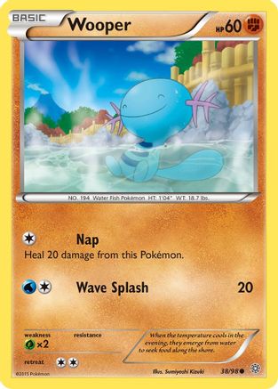 Wooper 038/98 - XY Ancient Origins