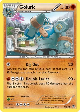 Golurk 041/98 - XY Ancient Origins