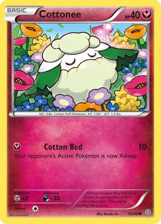Cottonee 055/98 - XY Ancient Origins Reverse Holofoil