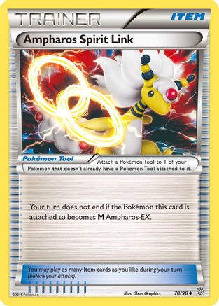 Ampharos Spirit Link 070/98 - XY Ancient Origins Reverse Holofoil