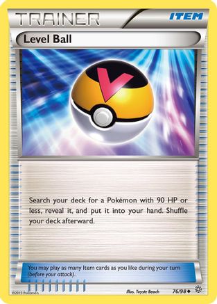 Level Ball 076/98 - XY Ancient Origins Reverse Holofoil
