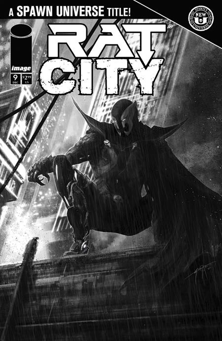 Spawn Rat City #9 C Seth Adams B&W Variant (12/26/2024) Image