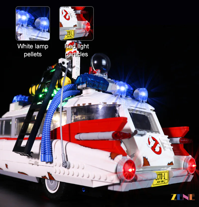 Light Kit for LEGO Ghost Busters ECTO-1 #10274 (Ver. 2 Halloween)